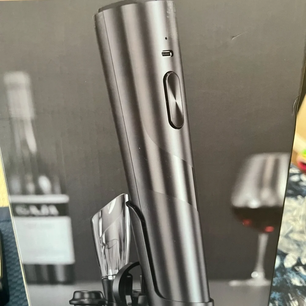 Dussal Black Electric Wine Opener Set